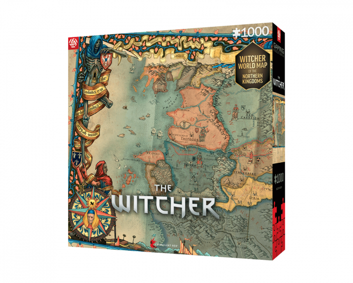 Good Loot Gaming Puzzle - The Witcher 3 The Northern Kingdoms Puzzles 1000 Pieces