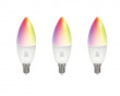 3-Pack RGB LED Light E14 Wi-Fi