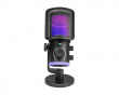 Ampligame AM6 Condenser Microphone with RGB - Black